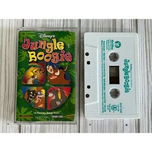 Disney's Jungle Boogie Cassette Music from Jungle Book/Lion King Vintage 90s